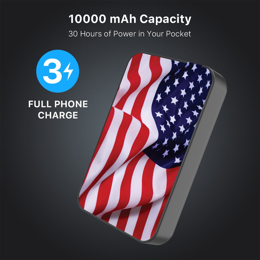 MyBat Design Lab 10000mAh Magnetic Wireless Power Bank - Black - Stars & Stripes - MPBBAT141-BK-042-8.jpg