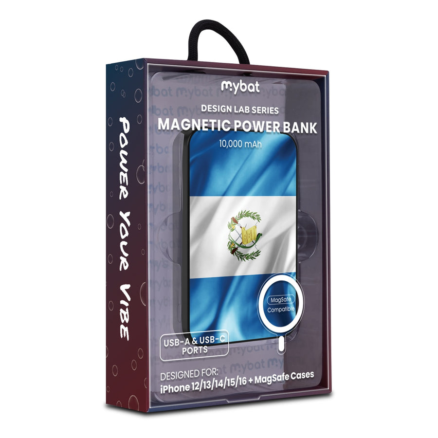 MyBat Design Lab 10000mAh Magnetic Wireless Power Bank - Black - Guatemalan Flag - MPBBAT141-BK-045-9.jpg
