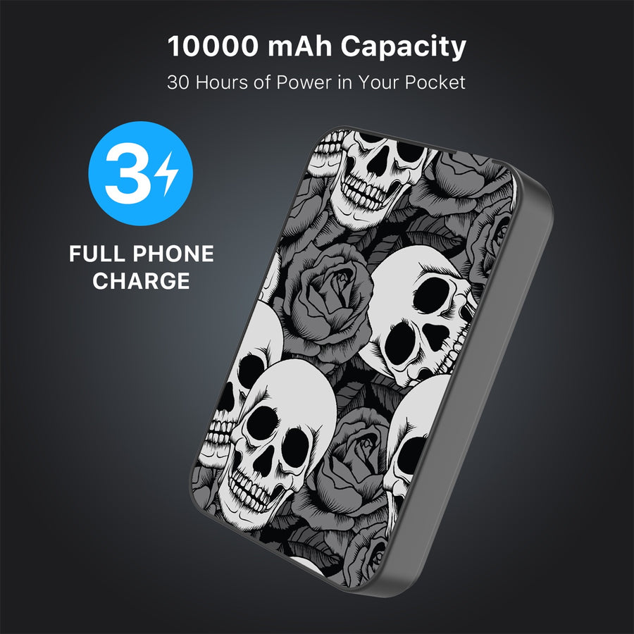 MyBat Design Lab 10000mAh Magnetic Wireless Power Bank - Black - Skull Garden - MPBBAT141-BK-081-8.jpg