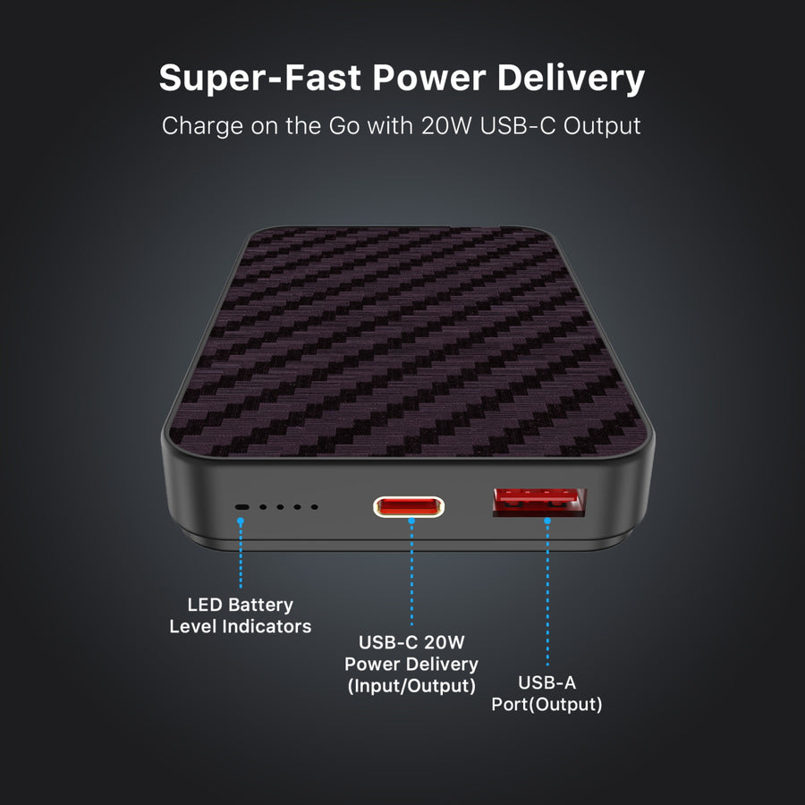 MyBat Design Lab 10000mAh Magnetic Wireless Power Bank - Black - Carbon Fiber - MPBBAT141-BK-083-7.jpg