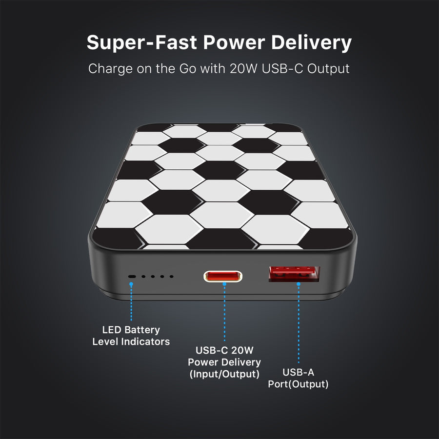 MyBat Design Lab 10000mAh Magnetic Wireless Power Bank - Black - Soccer - MPBBAT141-BK-088-7.jpg