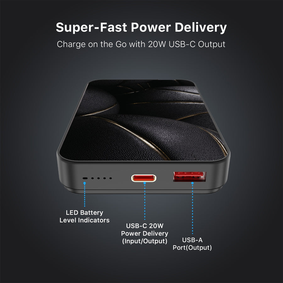 MyBat Design Lab 10000mAh Magnetic Wireless Power Bank - Black - Black Basketballs - MPBBAT141-BK-090-7.jpg