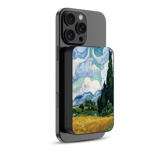 MyBat Design Lab 10000mAh Magnetic Wireless Power Bank - Black - Impressionist Painting - MPBBAT141-BK-105-2.jpg
