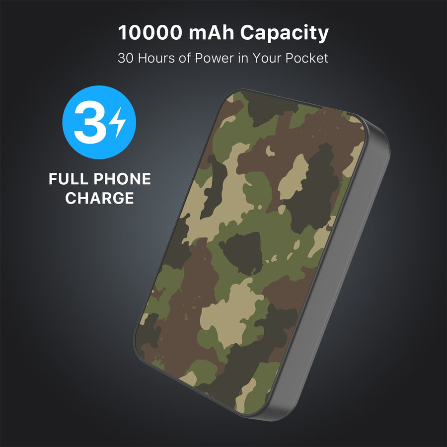 MyBat Design Lab 10000mAh Magnetic Wireless Power Bank - Black - Army Camouflage - MPBBAT141-BK-120-8.jpg