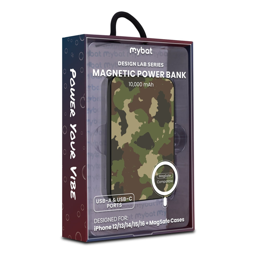MyBat Design Lab 10000mAh Magnetic Wireless Power Bank - Black - Army Camouflage - MPBBAT141-BK-120-9.jpg