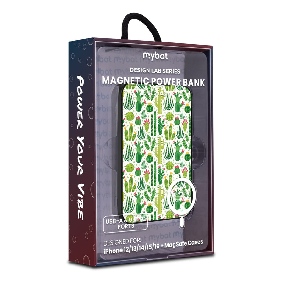 MyBat Design Lab 10000mAh Magnetic Wireless Power Bank - Black - Succulents - MPBBAT141-BK-123-9.jpg