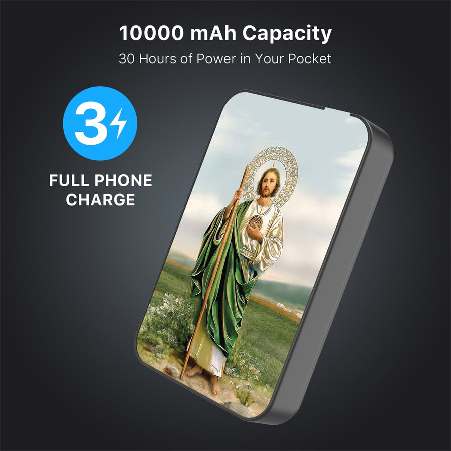 MyBat Design Lab 10000mAh Magnetic Wireless Power Bank - Black - Saint Judas - MPBBAT141-BK-138-8.jpg