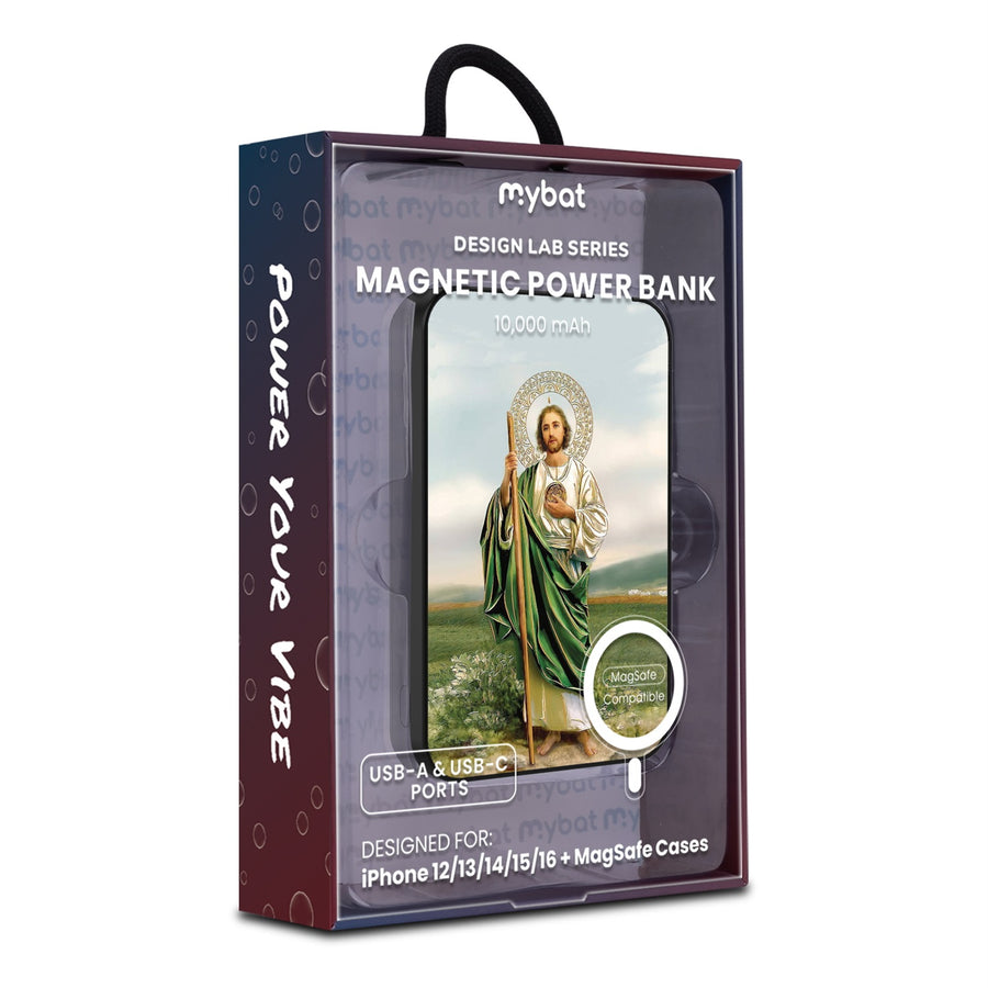 MyBat Design Lab 10000mAh Magnetic Wireless Power Bank - Black - Saint Judas - MPBBAT141-BK-138-9.jpg