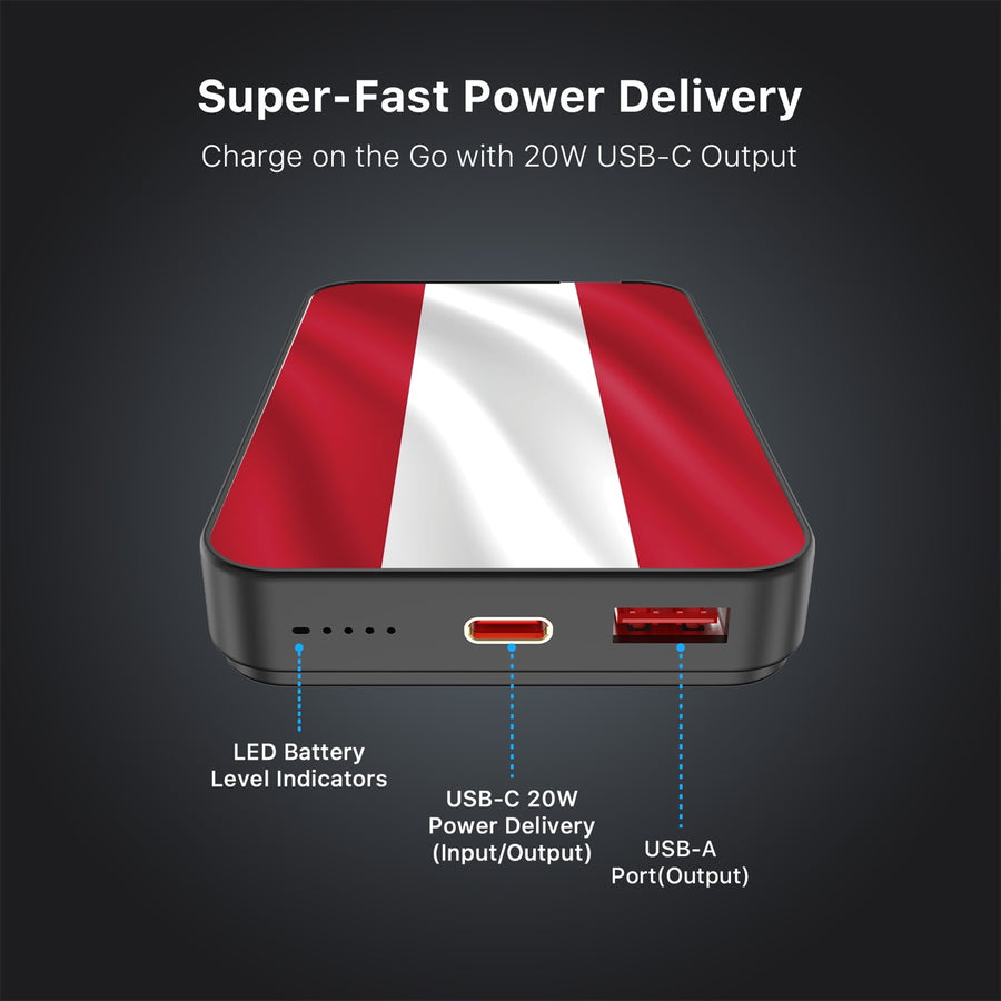 MyBat Design Lab 10000mAh Magnetic Wireless Power Bank - Black - Austria Flag - MPBBAT141-BK-141-7.jpg