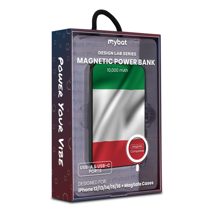 MyBat Design Lab 10000mAh Magnetic Wireless Power Bank - Black - Italy Flag - MPBBAT141-BK-150-9.jpg