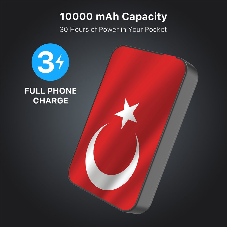 MyBat Design Lab 10000mAh Magnetic Wireless Power Bank - Black - Turkey Flag - MPBBAT141-BK-161-8.jpg