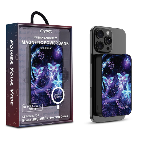 MyBat Design Lab 10000mAh Magnetic Wireless Power Bank - Black - Butterfly Magic - MPBBAT141-BK-164-1.jpg