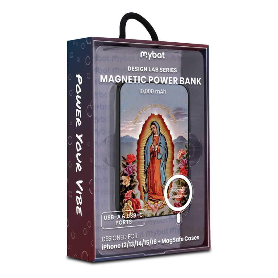 MyBat Design Lab 10000mAh Magnetic Wireless Power Bank - Black - Our Lady Guadalupe - MPBBAT141-BK-178-9.jpg