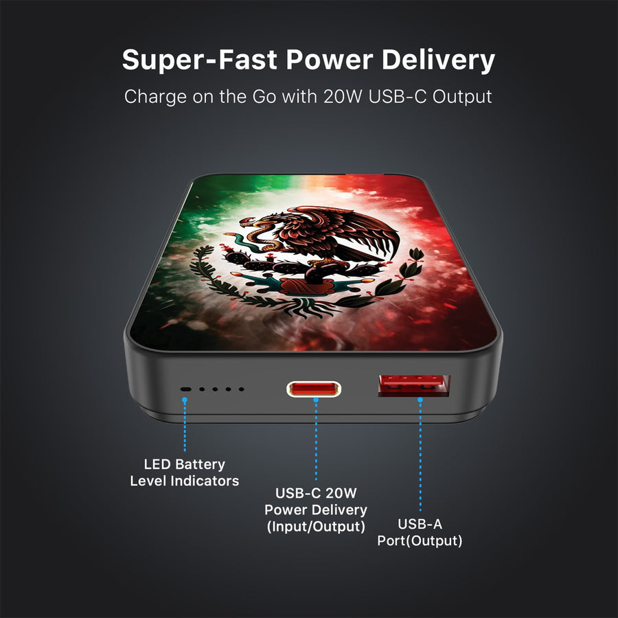 MyBat Design Lab 10000mAh Magnetic Wireless Power Bank - Black - Viva Mexico - MPBBAT141-BK-179-7.jpg