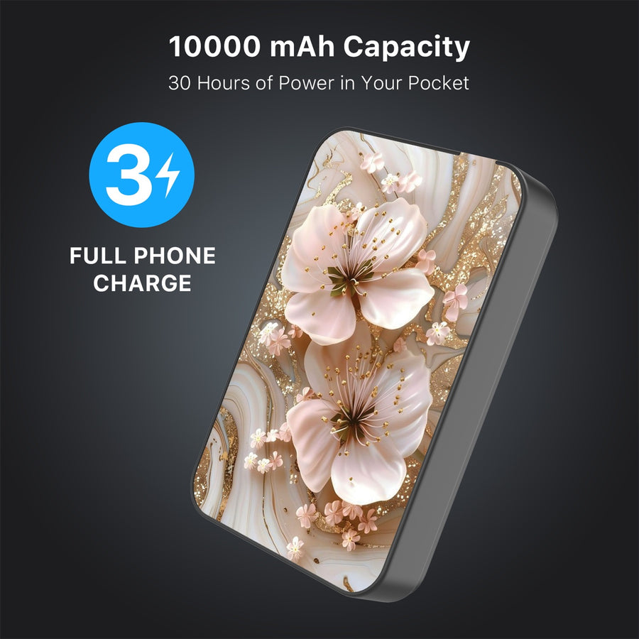 MyBat Design Lab 10000mAh Magnetic Wireless Power Bank - Black - Golden Petal Glow - MPBBAT141-BK-186-8.jpg
