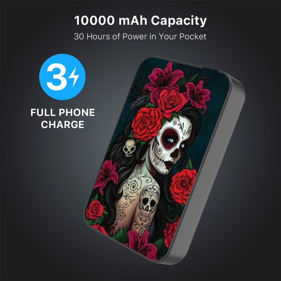 MyBat Design Lab 10000mAh Magnetic Wireless Power Bank - Black - Lady Of The Dead - MPBBAT141-BK-189-8.jpg
