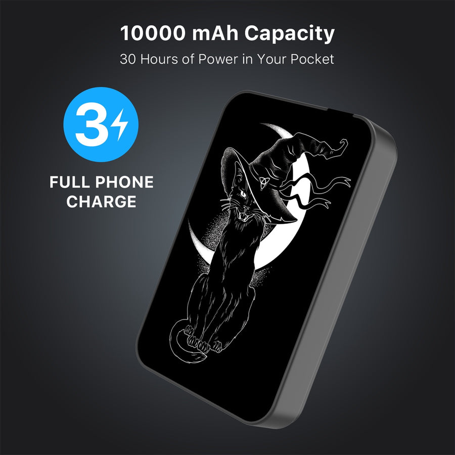 MyBat Design Lab 10000mAh Magnetic Wireless Power Bank - Black Cat Magic - MPBBAT141-BK-223-8.jpg