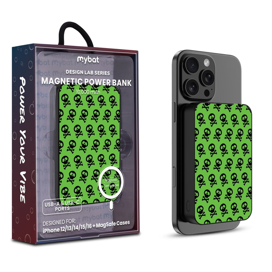 MyBat Design Lab 10000mAh Magnetic Wireless Power Bank - Toxic