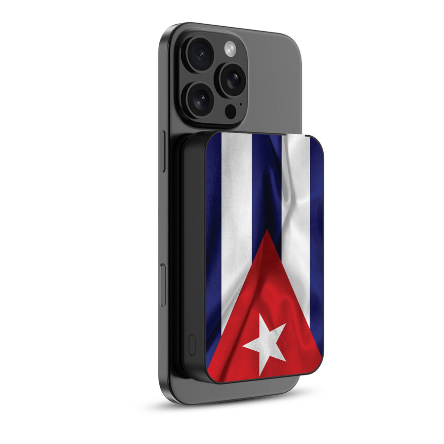 MyBat Design Lab 10000mAh Magnetic Wireless Power Bank - Black - Cuba Flag - MPBBAT141-BK-309-2.jpg