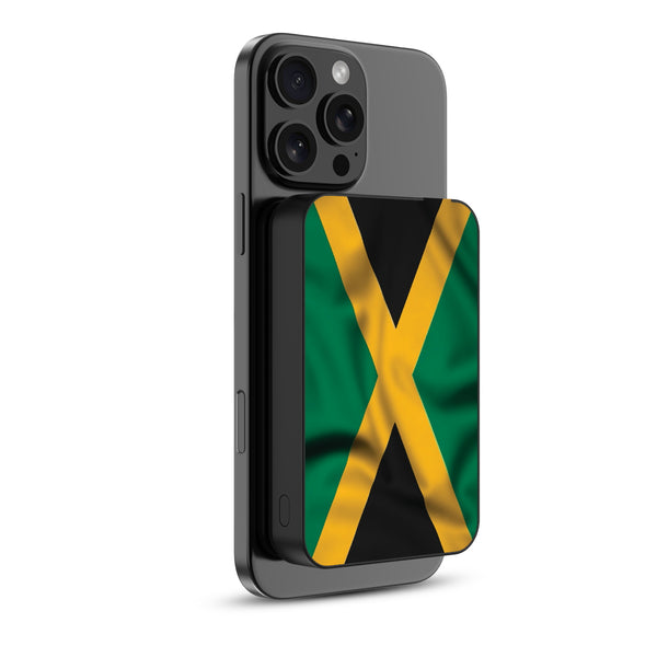 MyBat Design Lab 10000mAh Magnetic Wireless Power Bank - Black - Jamaica Flag - MPBBAT141-BK-310-2.jpg