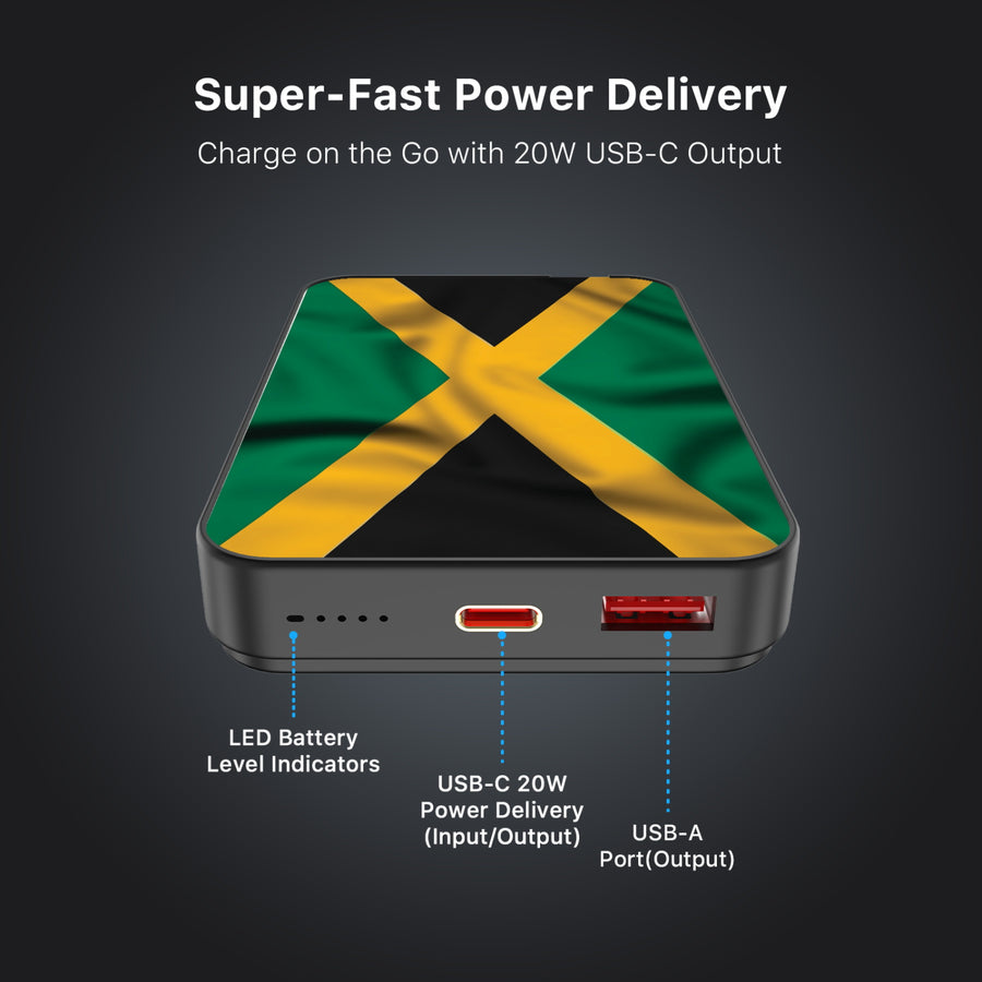 MyBat Design Lab 10000mAh Magnetic Wireless Power Bank - Black - Jamaica Flag - MPBBAT141-BK-310-7.jpg