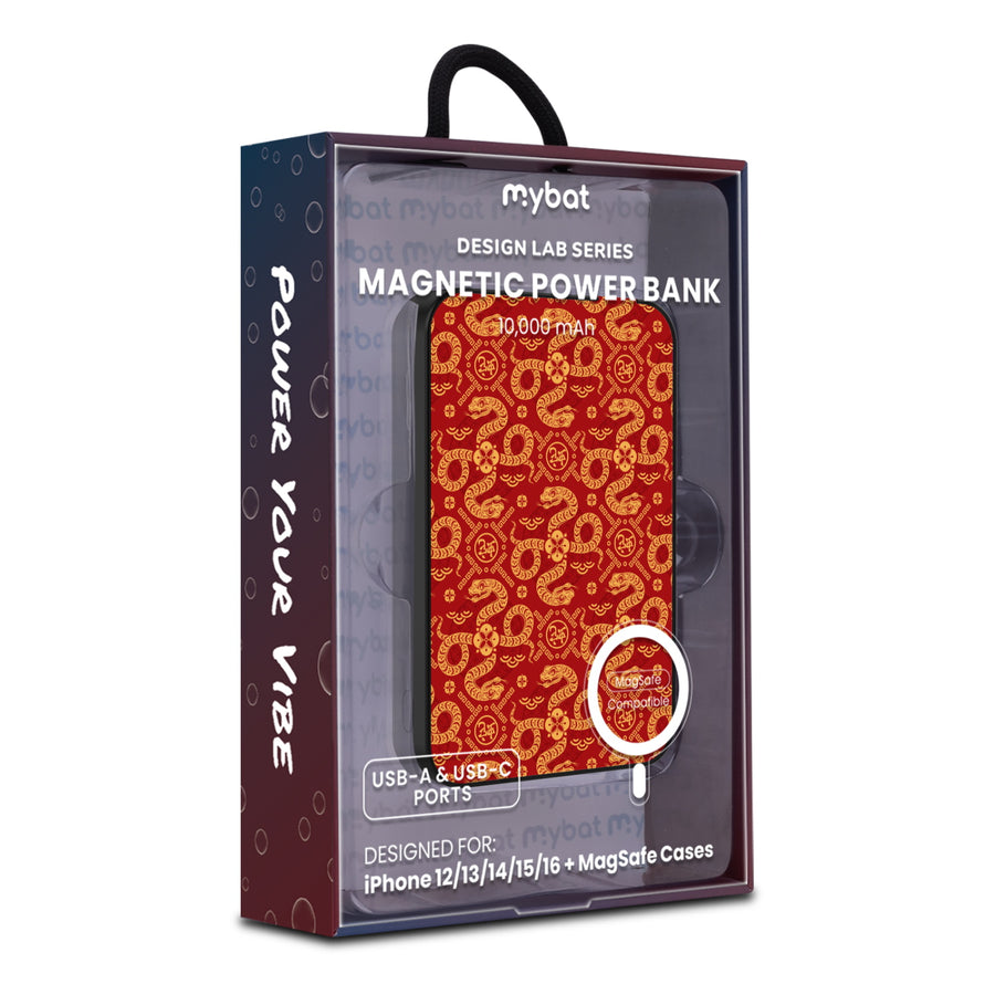 MyBat Design Lab 10000mAh Magnetic Wireless Power Bank - Black - Golden Snake Dance - MPBBAT141-BK-317-9.jpg