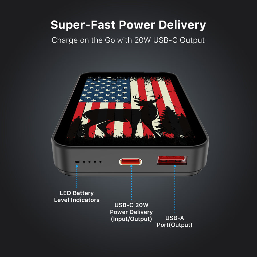 MyBat Design Lab 10000mAh Magnetic Wireless Power Bank - Black - Stars, Stripes and Stags - MPBBAT141-BK-319-7.jpg