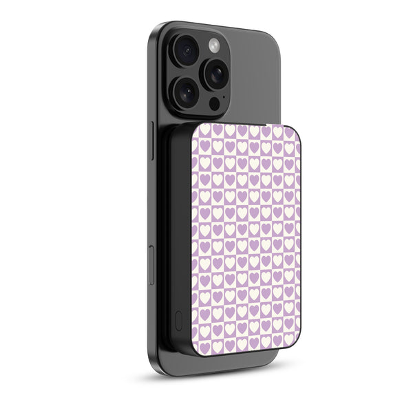 MyBat Design Lab 10000mAh Magnetic Wireless Power Bank - Black - Heart Grid - MPBBAT141-BK-339-2.jpg