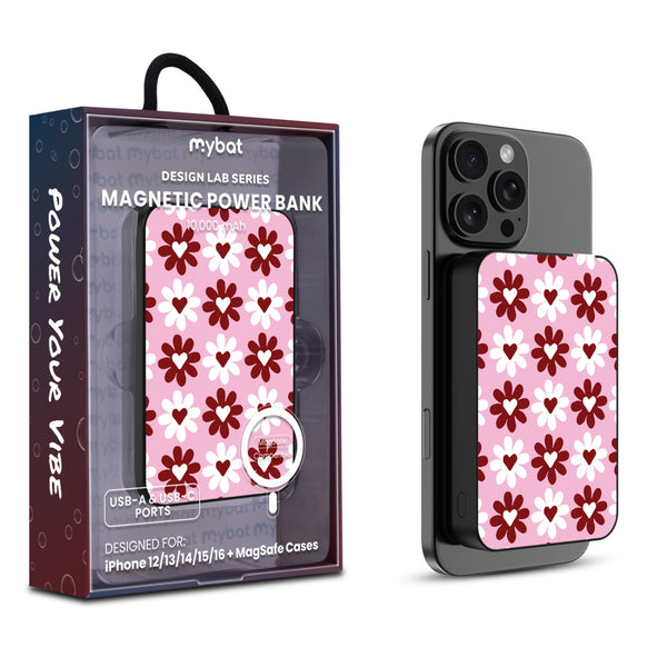 MyBat Design Lab 10000mAh Magnetic Wireless Power Bank - Black - Love in Bloom - MPBBAT141-BK-341-1.jpg