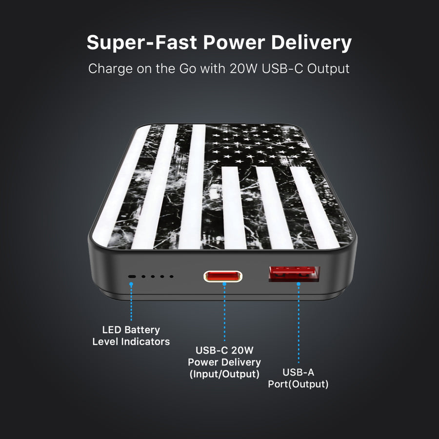 MyBat Design Lab 10000mAh Magnetic Wireless Power Bank - Black - Distress US Flag - MPBBAT141-BK-344-7.jpg