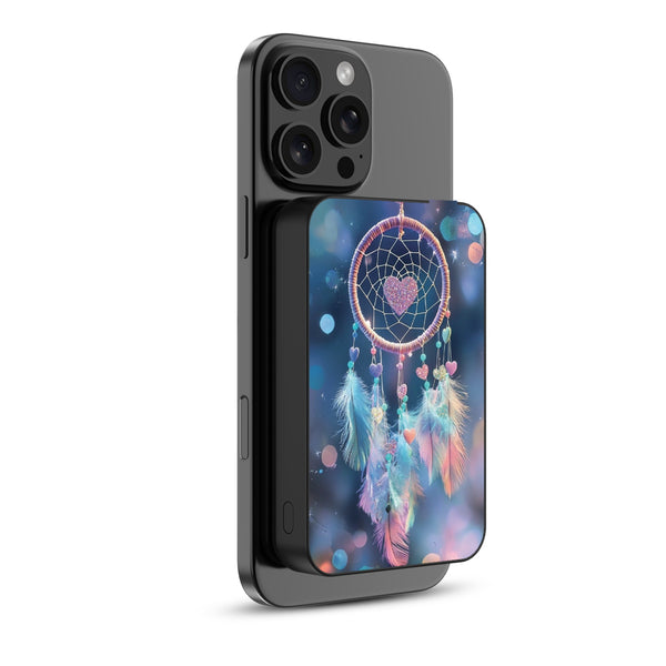 MyBat Design Lab 10000mAh Magnetic Wireless Power Bank - Black - Pastel Dreamcatcher - MPBBAT141-BK-376-2.jpg