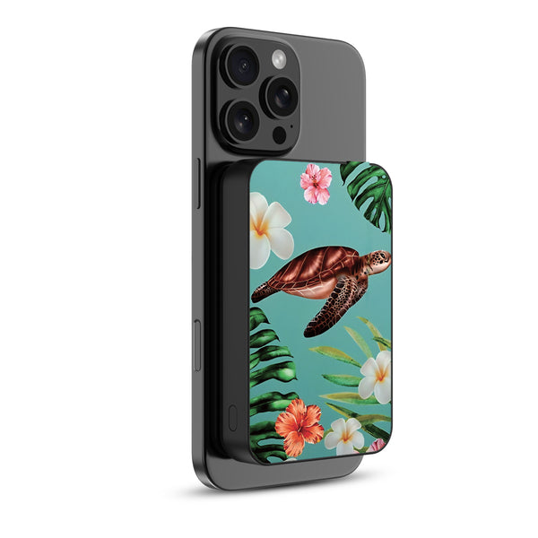 MyBat Design Lab 10000mAh Magnetic Wireless Power Bank - Black - Hawaiian Sea Turtle - MPBBAT141-BK-380-2.jpg