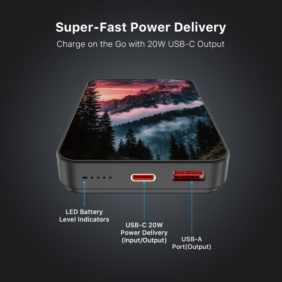 MyBat Design Lab 10000mAh Magnetic Wireless Power Bank - Black - Morning Nature - MPBBAT141-BK-387-7.jpg