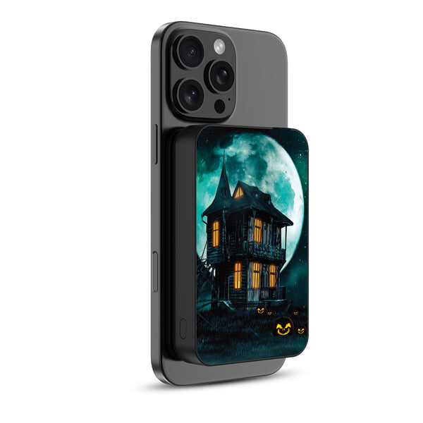 MyBat Design Lab 10000mAh Magnetic Wireless Power Bank - Black - Haunted Mansion - MPBBAT141-BK-396-2.jpg