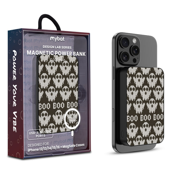 MyBat Design Lab 10000mAh Magnetic Wireless Power Bank - Black - Boo Who - MPBBAT141-BK-399-1.jpg