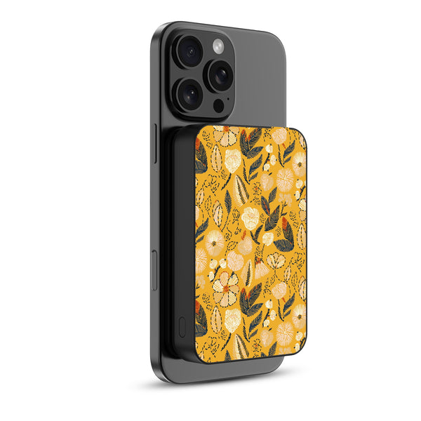 MyBat Design Lab 10000mAh Magnetic Wireless Power Bank - Black - Floral Stitch - MPBBAT141-BK-439-2.jpg