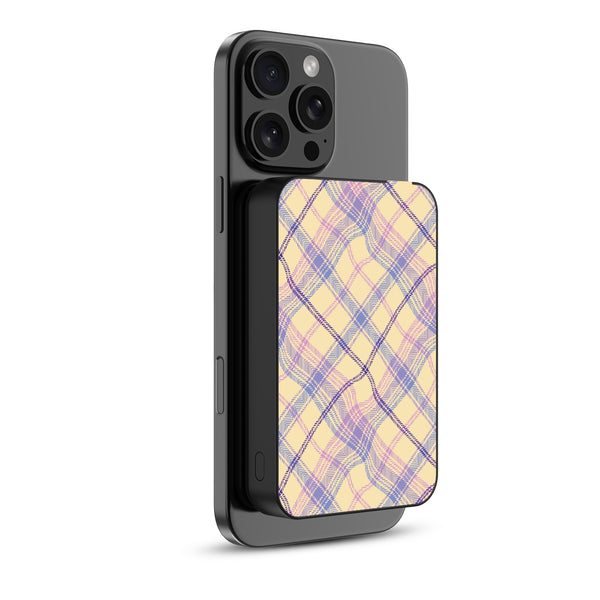 MyBat Design Lab 10000mAh Magnetic Wireless Power Bank - Black - Wavy Plaid - MPBBAT141-BK-442-2.jpg