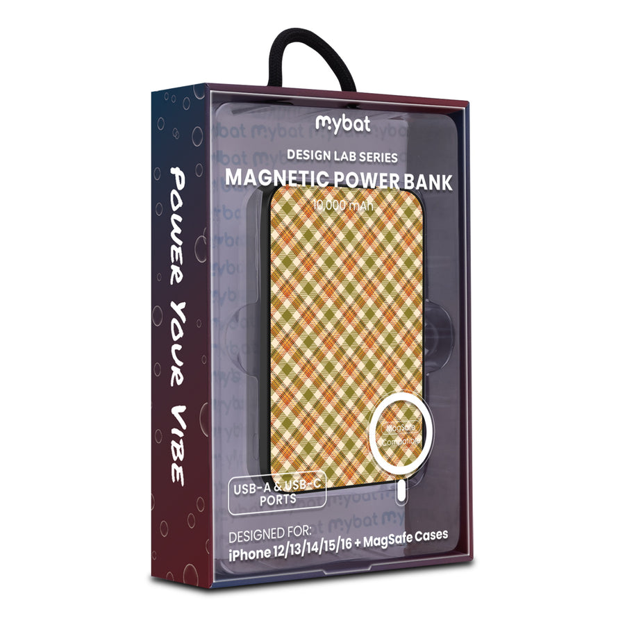 MyBat Design Lab 10000mAh Magnetic Wireless Power Bank - Black - Autumn Tartan - MPBBAT141-BK-446-9.jpg
