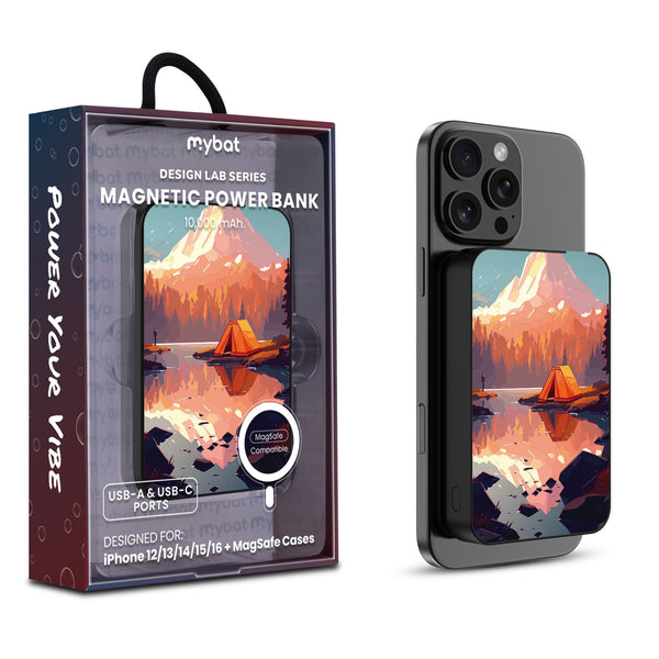 MyBat Design Lab 10000mAh Magnetic Wireless Power Bank - Black - Lakeside Sunrise - MPBBAT141-BK-451-1.jpg