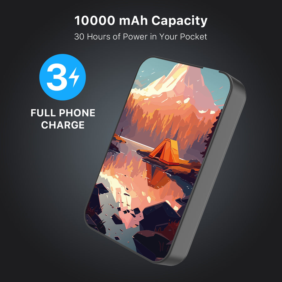 MyBat Design Lab 10000mAh Magnetic Wireless Power Bank - Black - Lakeside Sunrise - MPBBAT141-BK-451-8.jpg