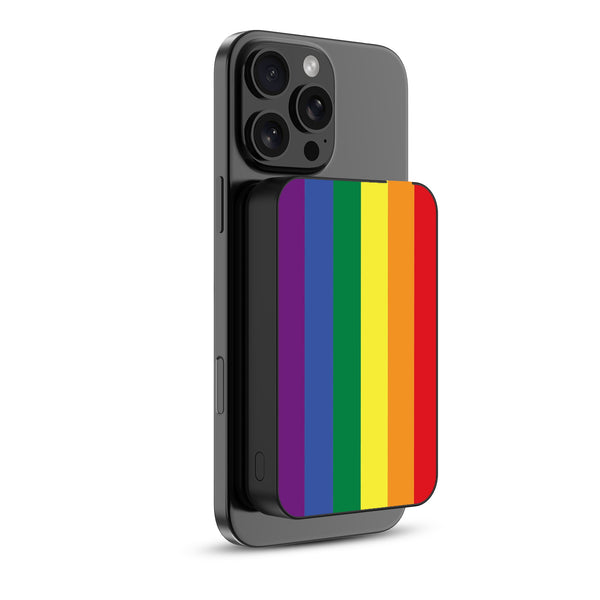 MyBat Design Lab 10000mAh Magnetic Wireless Power Bank - Black - Rainbow Stripes - MPBBAT141-BK-459-2.jpg