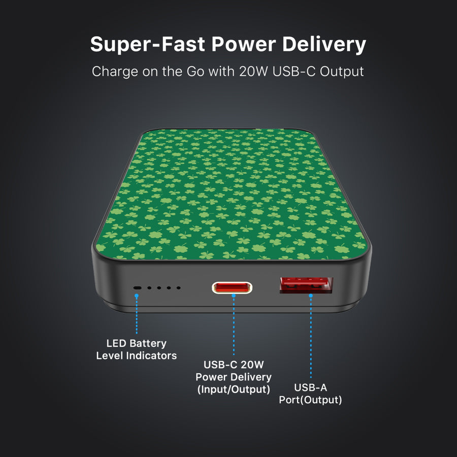 MyBat Design Lab 10000mAh Magnetic Wireless Power Bank - Black - Lucky Clover - MPBBAT141-BK-466-7.jpg