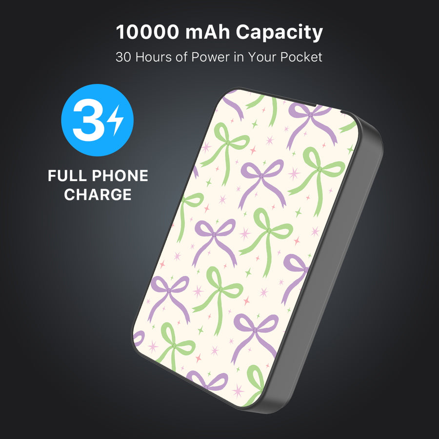 MyBat Design Lab 10000mAh Magnetic Wireless Power Bank - Black - Blooming Bows - MPBBAT141-BK-493-8.jpg