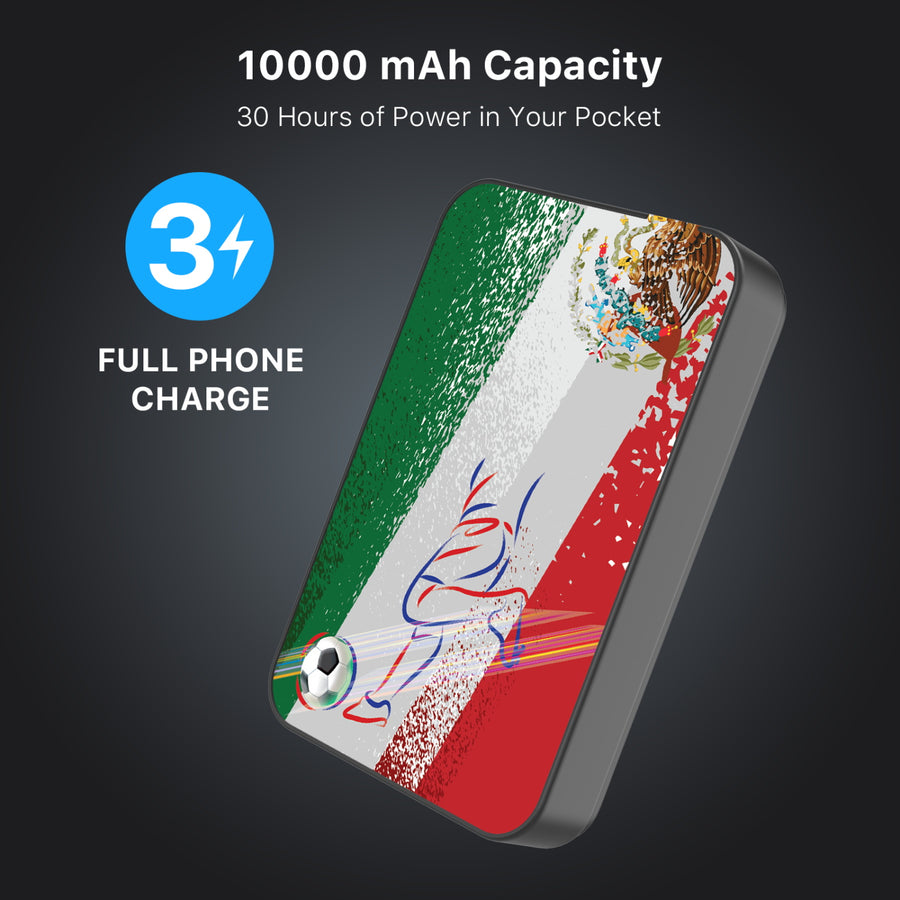 MyBat Design Lab 10000mAh Magnetic Wireless Power Bank - Black – Mexico Soccer - MPBBAT141-BK-507-8.jpg