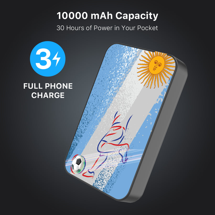 MyBat Design Lab 10000mAh Magnetic Wireless Power Bank - Black – Argentina Soccer - MPBBAT141-BK-508-8.jpg