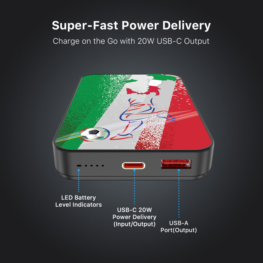 MyBat Design Lab 10000mAh Magnetic Wireless Power Bank - Black – Italy Soccer - MPBBAT141-BK-513-7.jpg