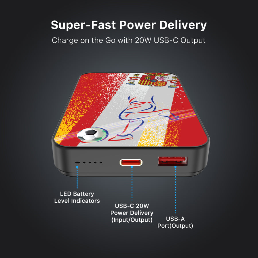 MyBat Design Lab 10000mAh Magnetic Wireless Power Bank - Black – Spain Soccer - MPBBAT141-BK-515-7.jpg