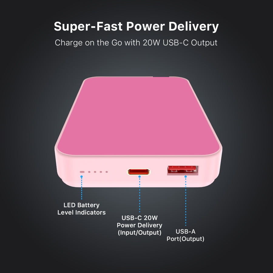 MyBat Design Lab 10000mAh Magnetic Wireless Power Bank - Pink / Pink - MPBBAT143-D04-7.jpg