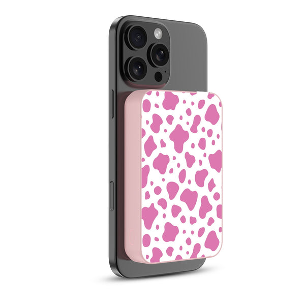MyBat Design Lab 10000mAh Magnetic Wireless Power Bank - Pink - Pink Cow Print - MPBBAT143-PK-015-2.jpg