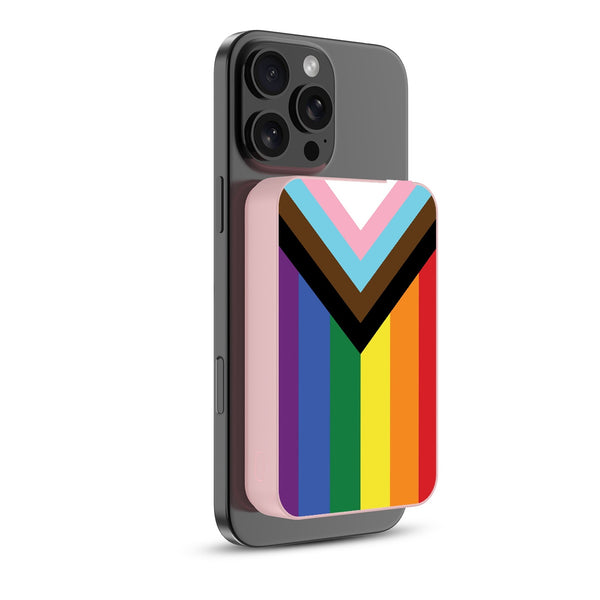 MyBat Design Lab 10000mAh Magnetic Wireless Power Bank - Pink - LGBTQ+ Flag - MPBBAT143-PK-034-2.jpg